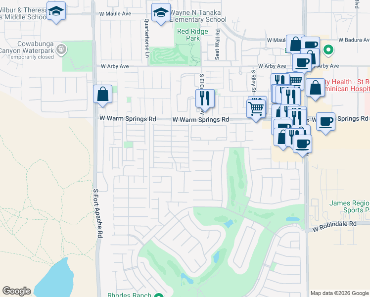map of restaurants, bars, coffee shops, grocery stores, and more near 9057 McGinnis Avenue in Las Vegas
