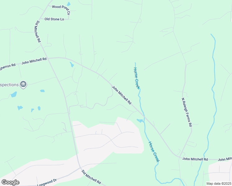 map of restaurants, bars, coffee shops, grocery stores, and more near 825 John Mitchell Road in Youngsville