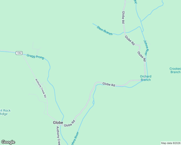 map of restaurants, bars, coffee shops, grocery stores, and more near 5984 Globe Road in Lenoir