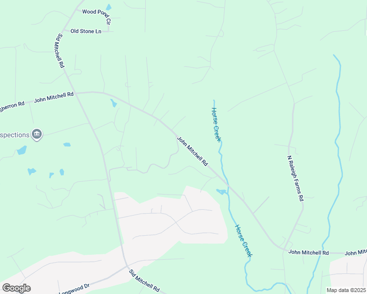 map of restaurants, bars, coffee shops, grocery stores, and more near 825 John Mitchell Road in Youngsville