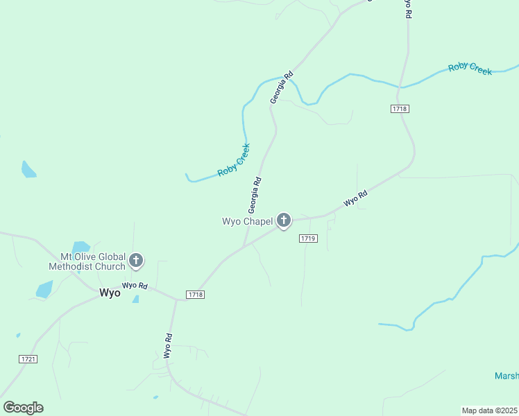map of restaurants, bars, coffee shops, grocery stores, and more near 3413 Georgia Road in Yadkinville