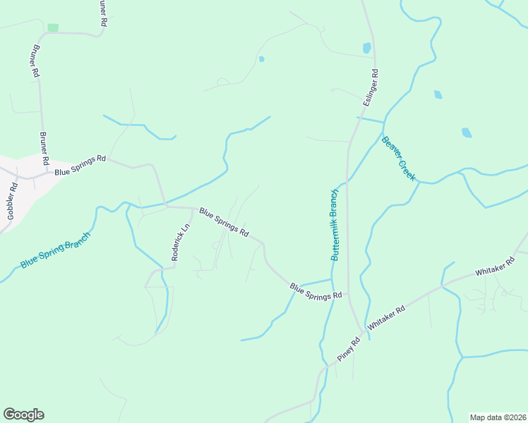 map of restaurants, bars, coffee shops, grocery stores, and more near 3598 Blue Springs Road in New Market