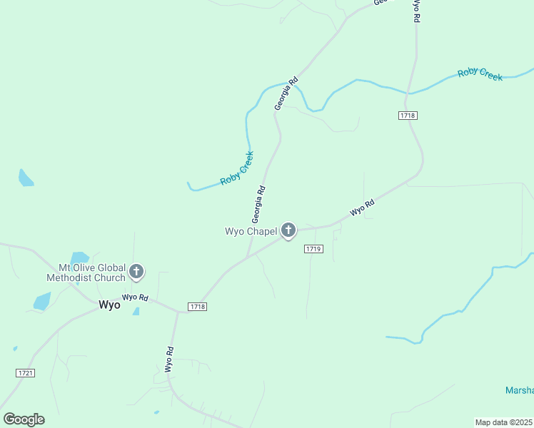map of restaurants, bars, coffee shops, grocery stores, and more near 3413 Georgia Road in Yadkinville