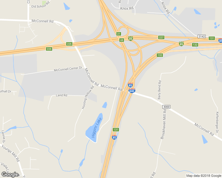 map of restaurants, bars, coffee shops, grocery stores, and more near 3916 McConnell Road in Greensboro