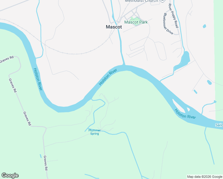 map of restaurants, bars, coffee shops, grocery stores, and more near 8677 Shackleford Lane in Strawberry Plains