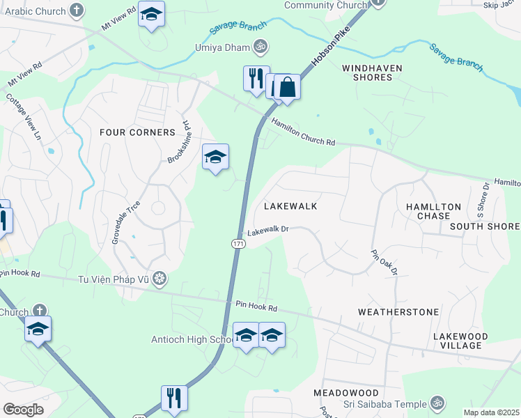 map of restaurants, bars, coffee shops, grocery stores, and more near 1224 Maritime Port in Nashville