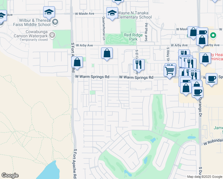 map of restaurants, bars, coffee shops, grocery stores, and more near 9170 Hombard Avenue in Las Vegas