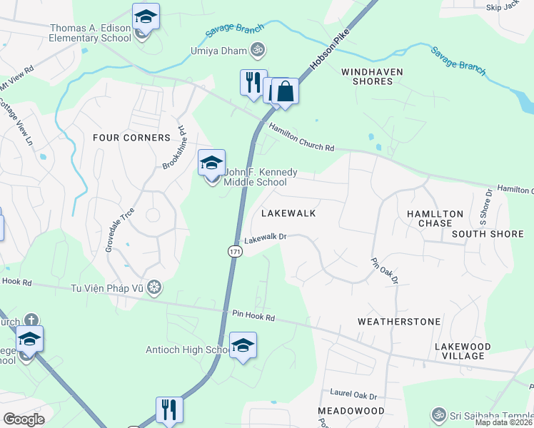 map of restaurants, bars, coffee shops, grocery stores, and more near 1224 Maritime Port in Nashville