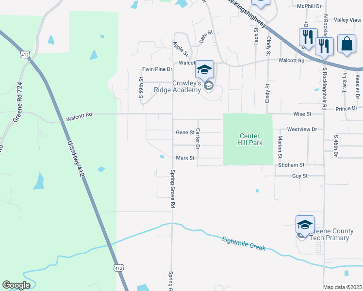 map of restaurants, bars, coffee shops, grocery stores, and more near 5606 Wendy St in Paragould