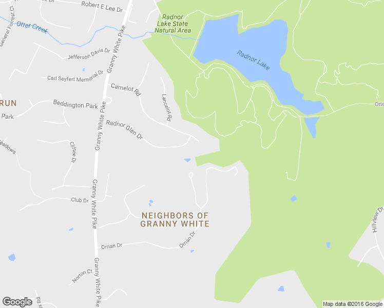 map of restaurants, bars, coffee shops, grocery stores, and more near 5465 Camelot Road in Brentwood