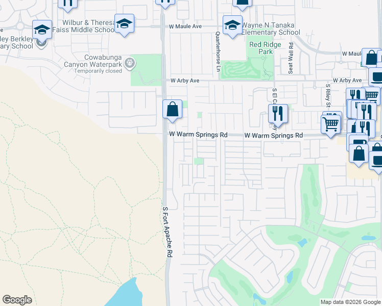 map of restaurants, bars, coffee shops, grocery stores, and more near 9306 Goldenbush Court in Las Vegas