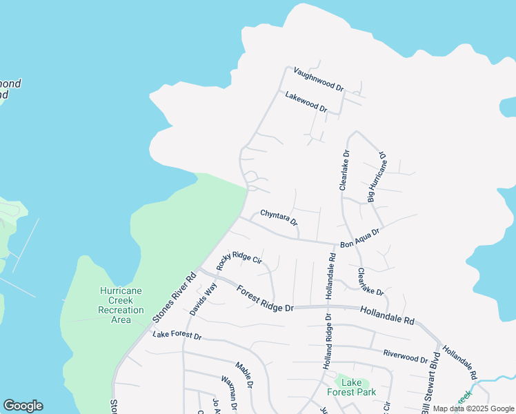 map of restaurants, bars, coffee shops, grocery stores, and more near 119 Chyntara Drive in La Vergne