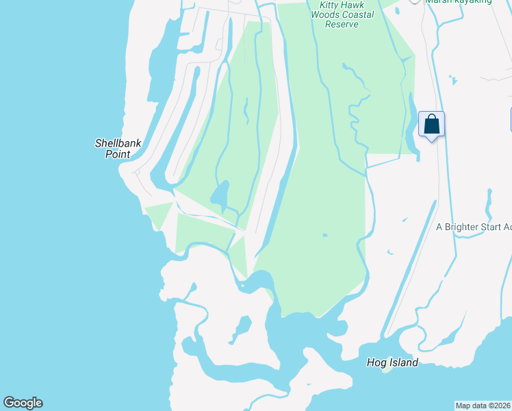map of restaurants, bars, coffee shops, grocery stores, and more near 3917 Tarkle Ridge Drive in Kitty Hawk