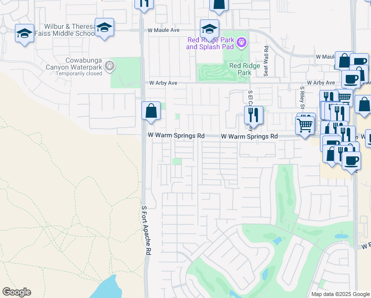 map of restaurants, bars, coffee shops, grocery stores, and more near 9241 Nerone Avenue in Las Vegas