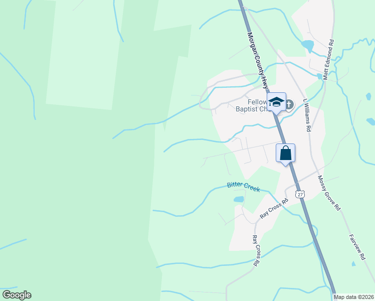 map of restaurants, bars, coffee shops, grocery stores, and more near 266 Lone Mountain Road in Wartburg