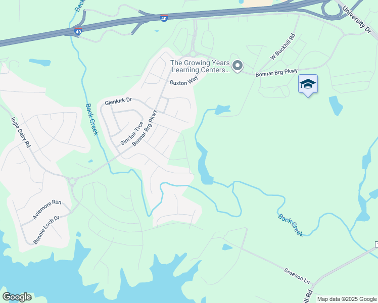 map of restaurants, bars, coffee shops, grocery stores, and more near 3334 Castlerock Drive in Burlington