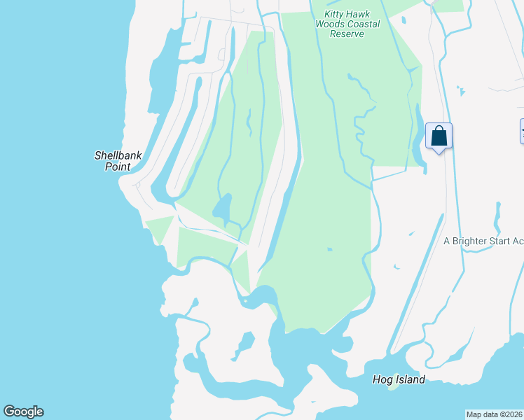 map of restaurants, bars, coffee shops, grocery stores, and more near 3944 Tarkle Ridge Drive in Kitty Hawk