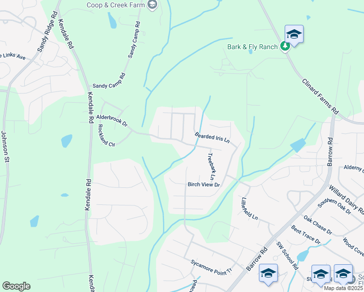 map of restaurants, bars, coffee shops, grocery stores, and more near 2404 Alderbrook Drive in High Point
