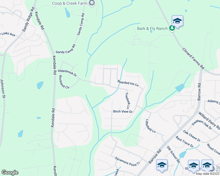 map of restaurants, bars, coffee shops, grocery stores, and more near 2404 Alderbrook Drive in High Point
