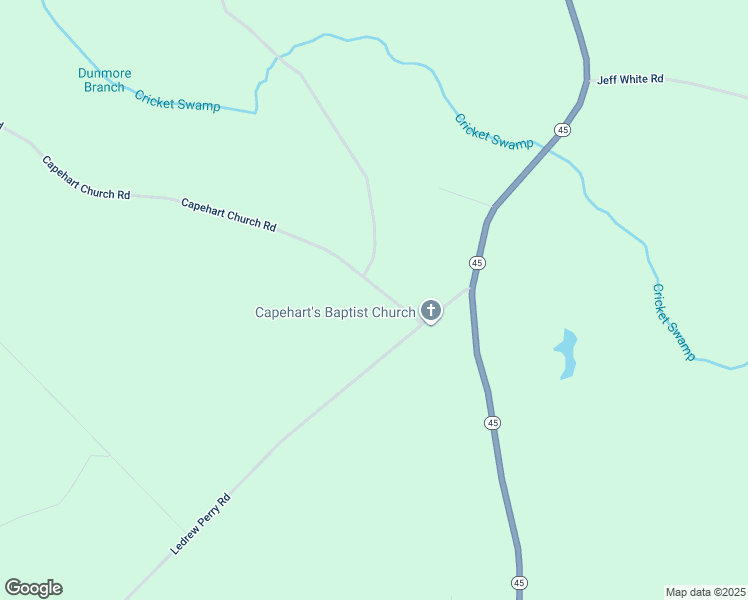 map of restaurants, bars, coffee shops, grocery stores, and more near 113 Capehart Church Road in Merry Hill