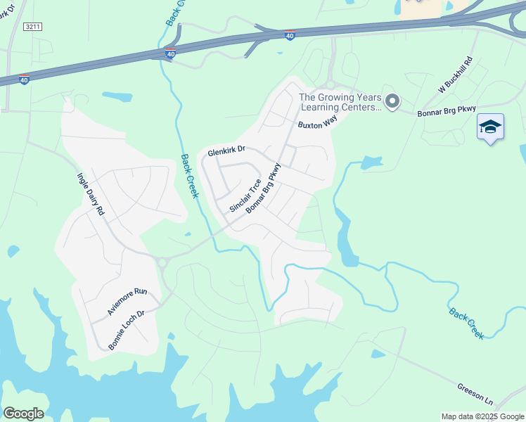 map of restaurants, bars, coffee shops, grocery stores, and more near 1950 Tweed Lane in Burlington