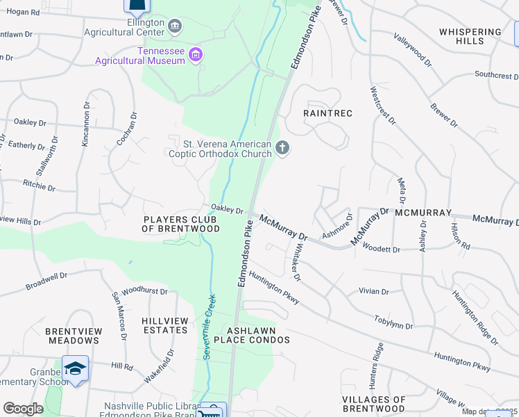 map of restaurants, bars, coffee shops, grocery stores, and more near 5324 Edmondson Pike in Nashville