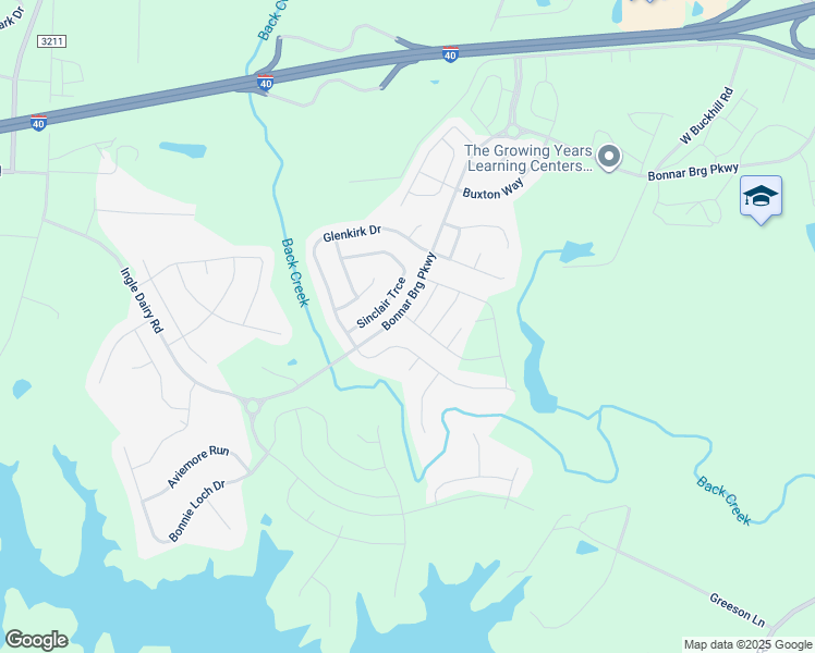 map of restaurants, bars, coffee shops, grocery stores, and more near 1950 Tweed Lane in Burlington
