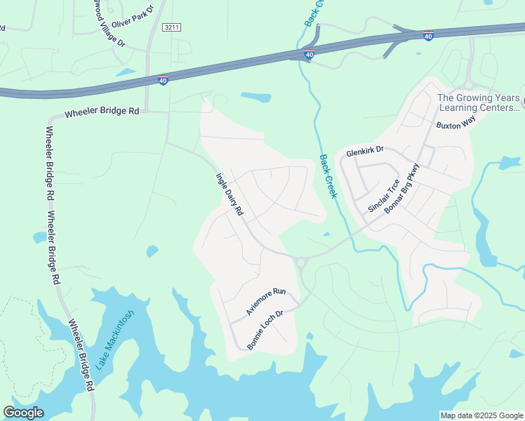 map of restaurants, bars, coffee shops, grocery stores, and more near in Burlington