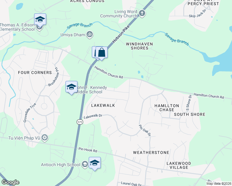map of restaurants, bars, coffee shops, grocery stores, and more near 1336 Maritime Port in Nashville