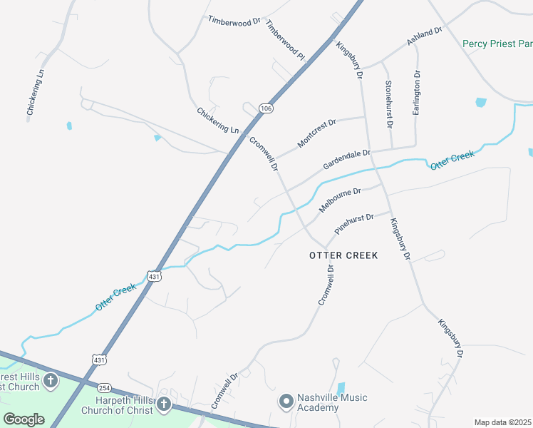 map of restaurants, bars, coffee shops, grocery stores, and more near 6208 Gardendale Drive in Nashville