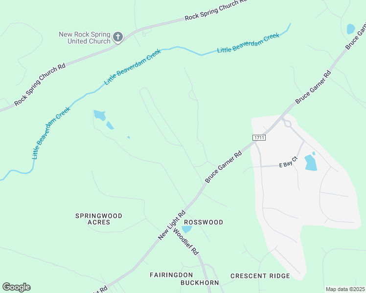 map of restaurants, bars, coffee shops, grocery stores, and more near 794 Northern Falls Road in Creedmoor