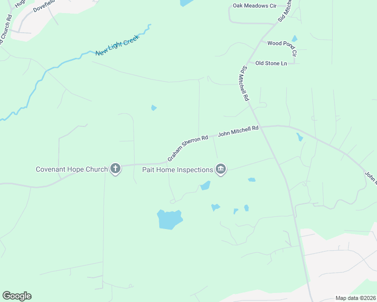 map of restaurants, bars, coffee shops, grocery stores, and more near 4072A Graham Sherron Road in Wake Forest