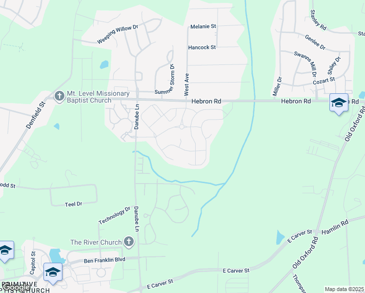 map of restaurants, bars, coffee shops, grocery stores, and more near 1102 Summer Mist Lane in Durham