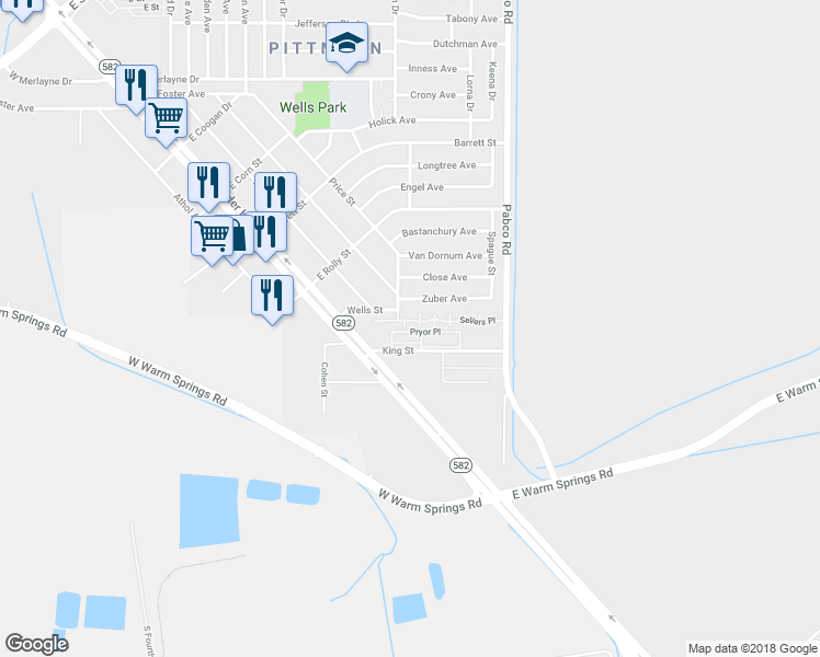 map of restaurants, bars, coffee shops, grocery stores, and more near 476 Sellers Place in Henderson