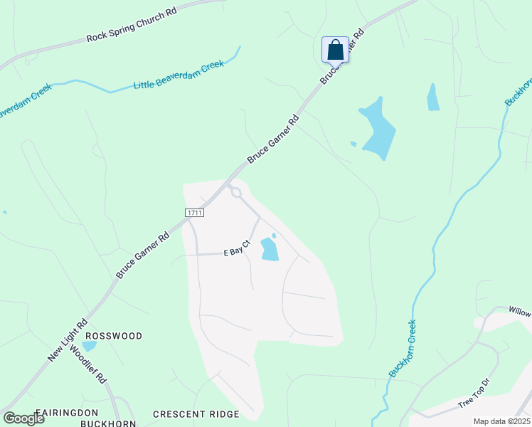 map of restaurants, bars, coffee shops, grocery stores, and more near 682 Hawthorne Place in Creedmoor