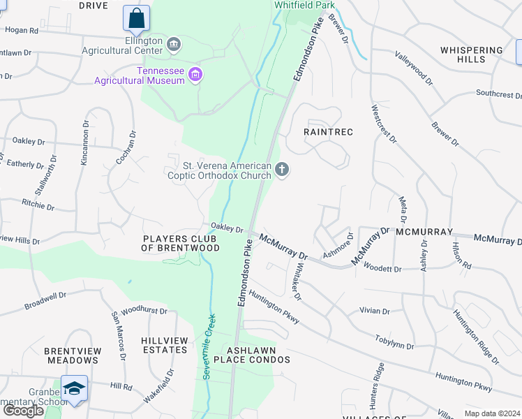 map of restaurants, bars, coffee shops, grocery stores, and more near 5324 Edmondson Pike in Nashville