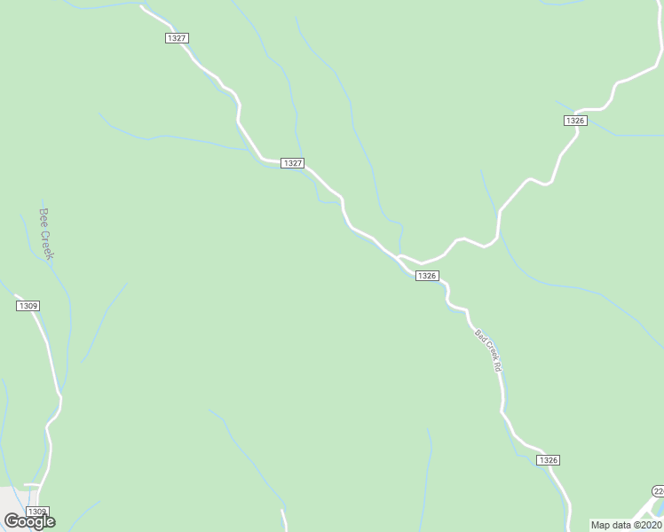 map of restaurants, bars, coffee shops, grocery stores, and more near 1101 Bad Creek Road in Bakersville
