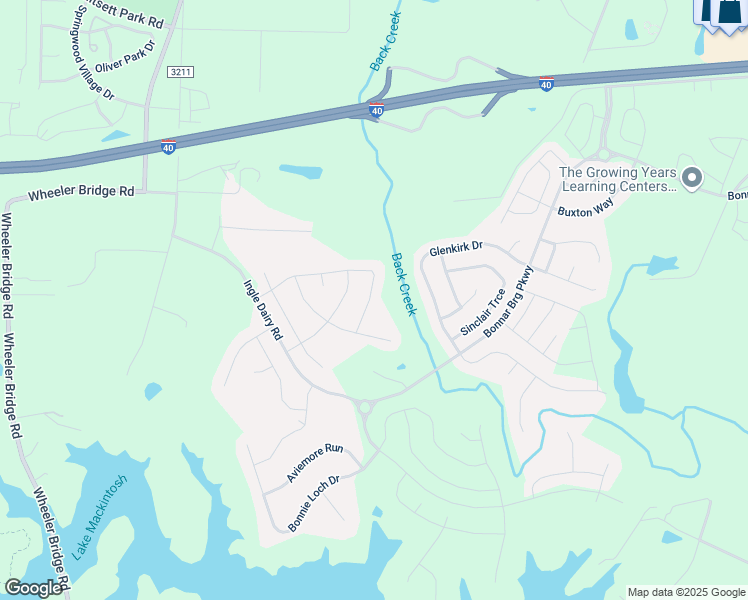 map of restaurants, bars, coffee shops, grocery stores, and more near 620 Spaulding Street in Burlington