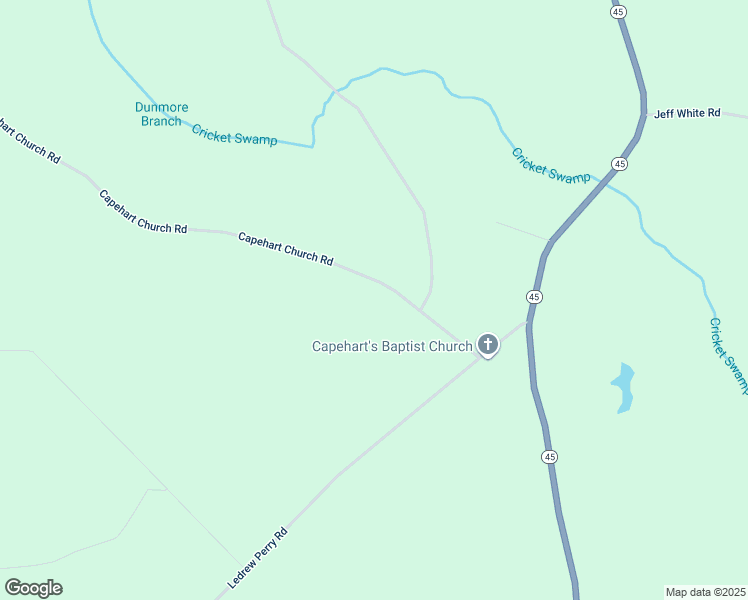 map of restaurants, bars, coffee shops, grocery stores, and more near 127 Capehart Church Road in Merry Hill