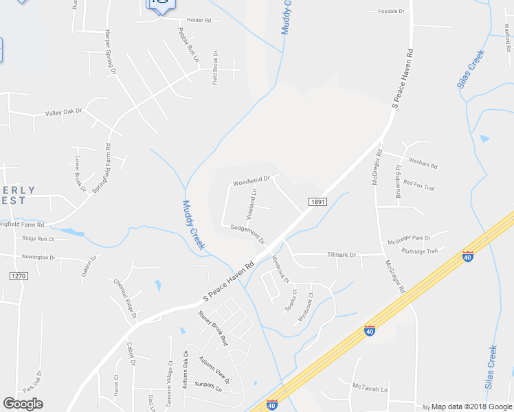 map of restaurants, bars, coffee shops, grocery stores, and more near 621 Greenvine Circle in Winston-Salem