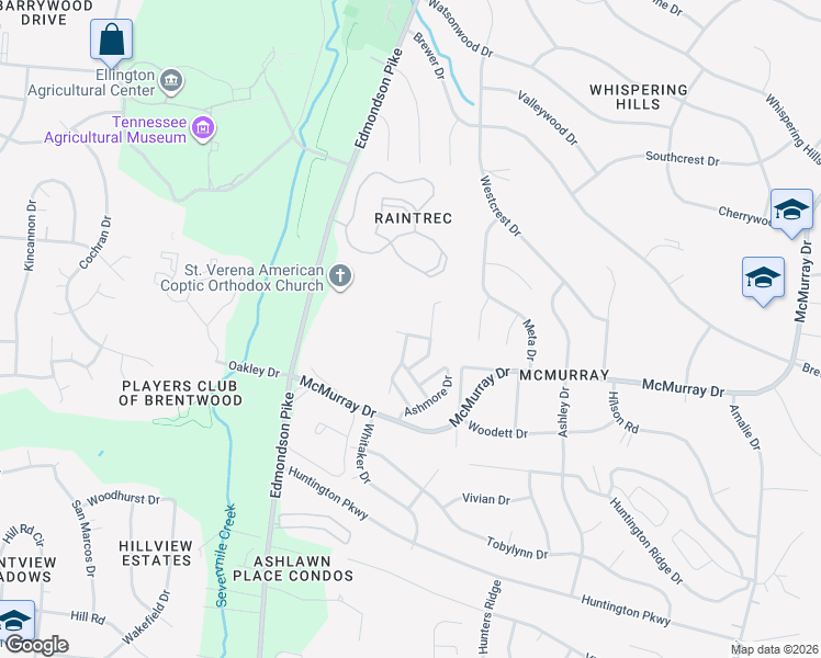 map of restaurants, bars, coffee shops, grocery stores, and more near 1416 Beech Grove Way in Nashville