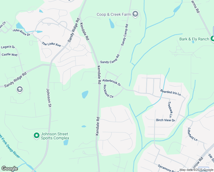 map of restaurants, bars, coffee shops, grocery stores, and more near 2324 Rockland Circle in High Point
