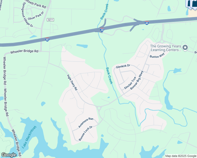 map of restaurants, bars, coffee shops, grocery stores, and more near 620 Spaulding Street in Burlington