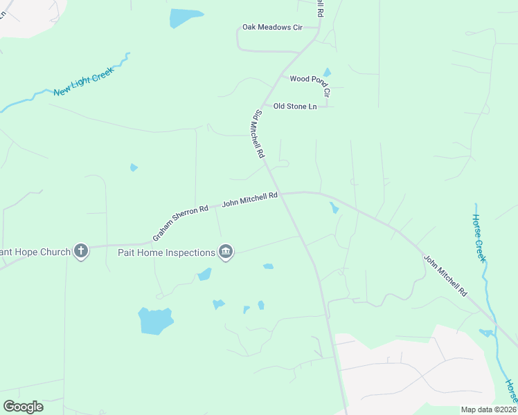 map of restaurants, bars, coffee shops, grocery stores, and more near 1175 John Mitchell Road in Youngsville