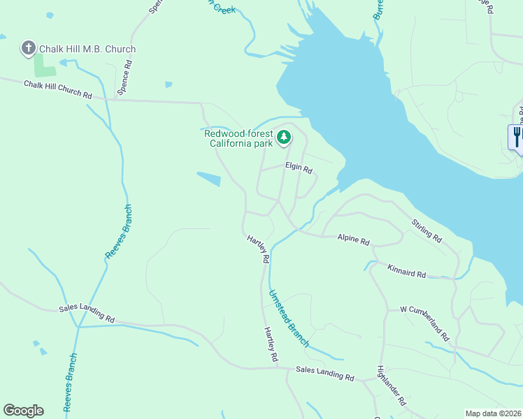 map of restaurants, bars, coffee shops, grocery stores, and more near 55 Saddletree Road in Camden
