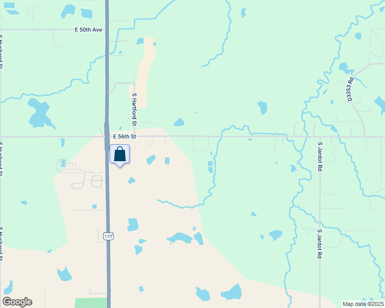 map of restaurants, bars, coffee shops, grocery stores, and more near 1021 E0660 Road in Stillwater