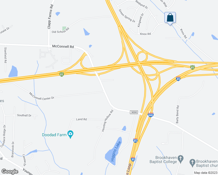 map of restaurants, bars, coffee shops, grocery stores, and more near 3819 McConnell Road in Greensboro