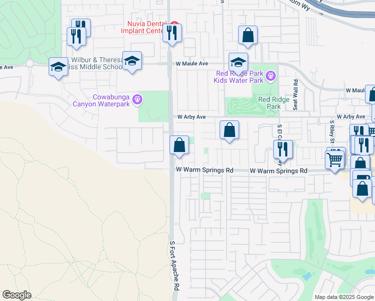 map of restaurants, bars, coffee shops, grocery stores, and more near 9330 Aventurine Court in Las Vegas