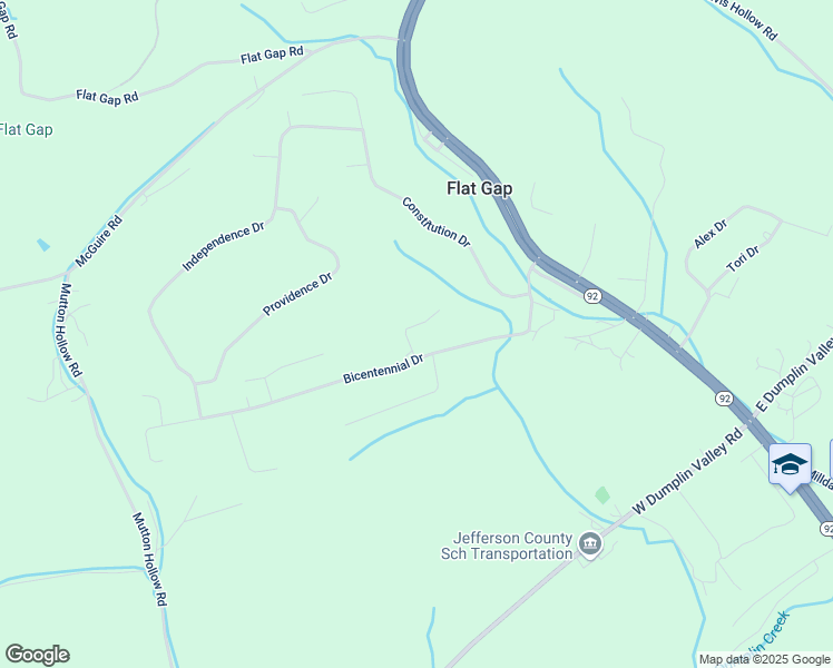 map of restaurants, bars, coffee shops, grocery stores, and more near 306 Freedom Ln in Jefferson City