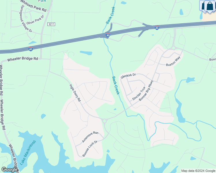 map of restaurants, bars, coffee shops, grocery stores, and more near 592 Spaulding Street in Burlington